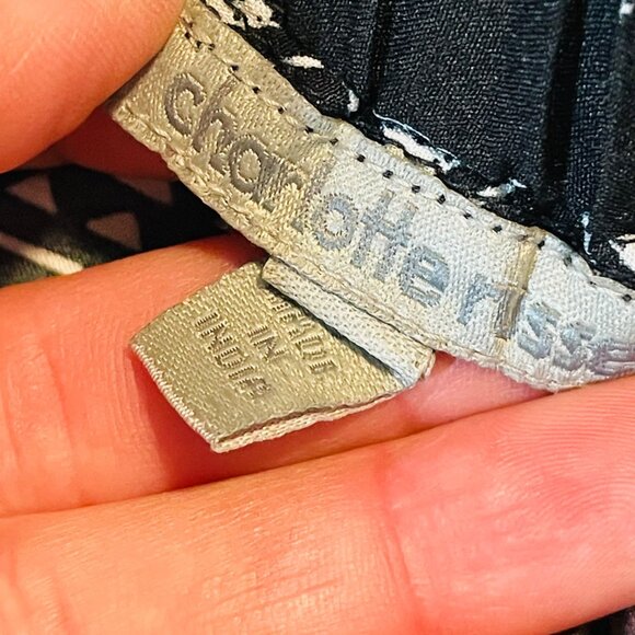 Charlotte Russe Womens Black & White Patterned Lace Trim Shorts Size M - Picture 8 of 8